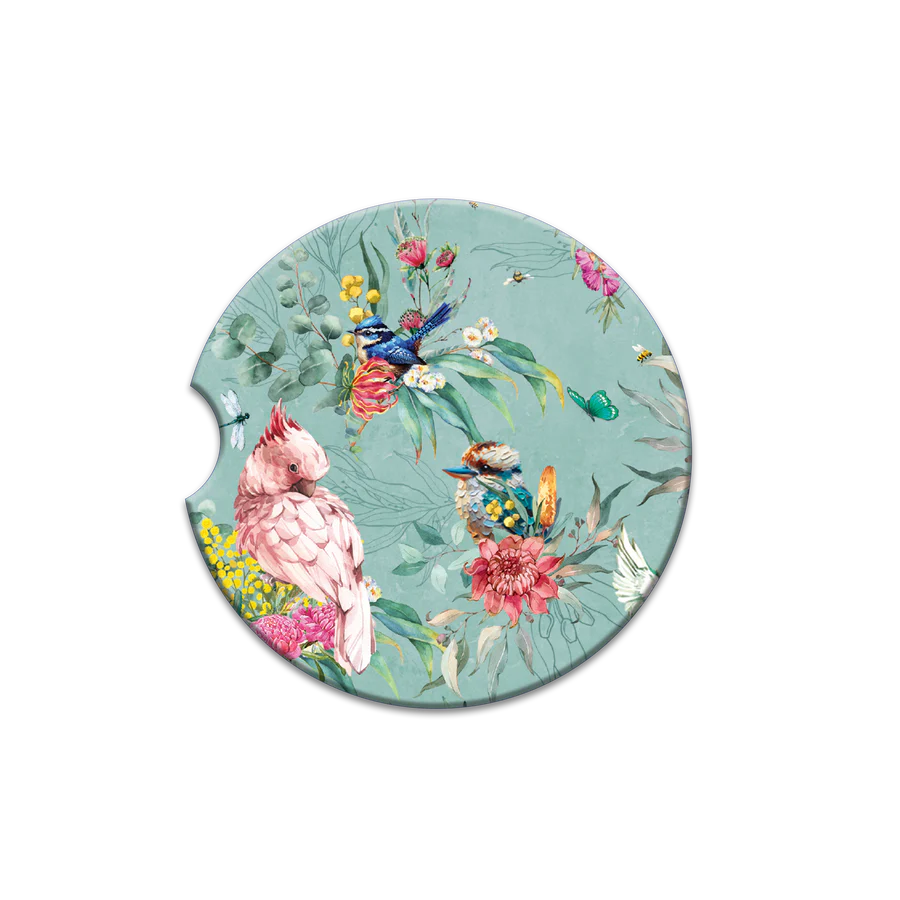 Lisa Pollock Car Coaster | Feathered Friends