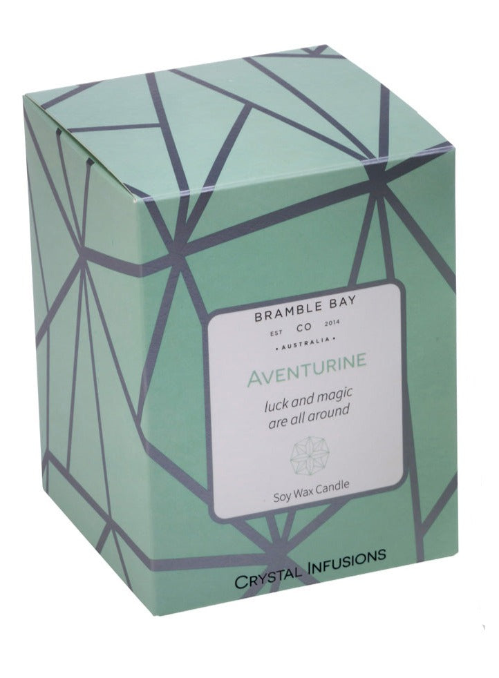 The Crystal Infusions Collection Aventurine Candle | Lemon Myrtle: 2025