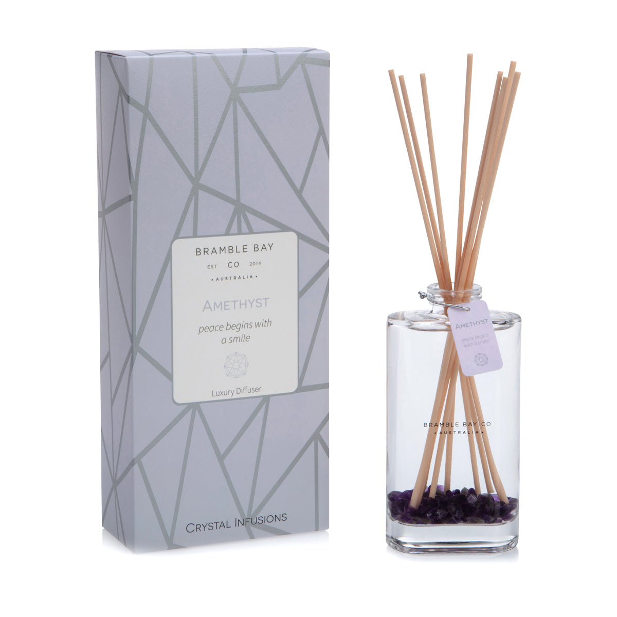 The Crystal Infusions Collection Amethyst Diffuser | Vanilla & Lavender