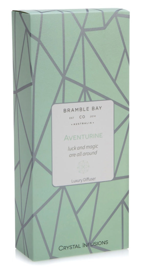 The Crystal Infusions Collection Aventurine Diffuser | Lemon Myrtle