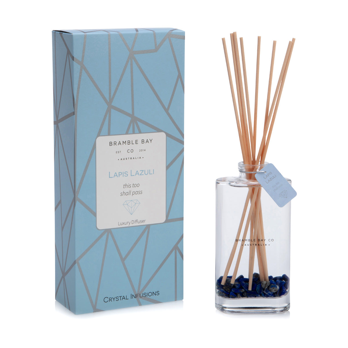 The Crystal Infusions Collection Lapis Lazuli Diffuser | Rose, Jasmine & Sweet Orange