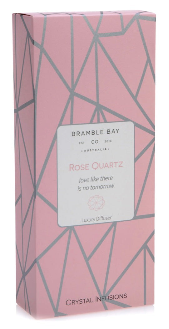 The Crystal Infusions Collection Rose Quartz Diffuser | Rose & Garden Blossom