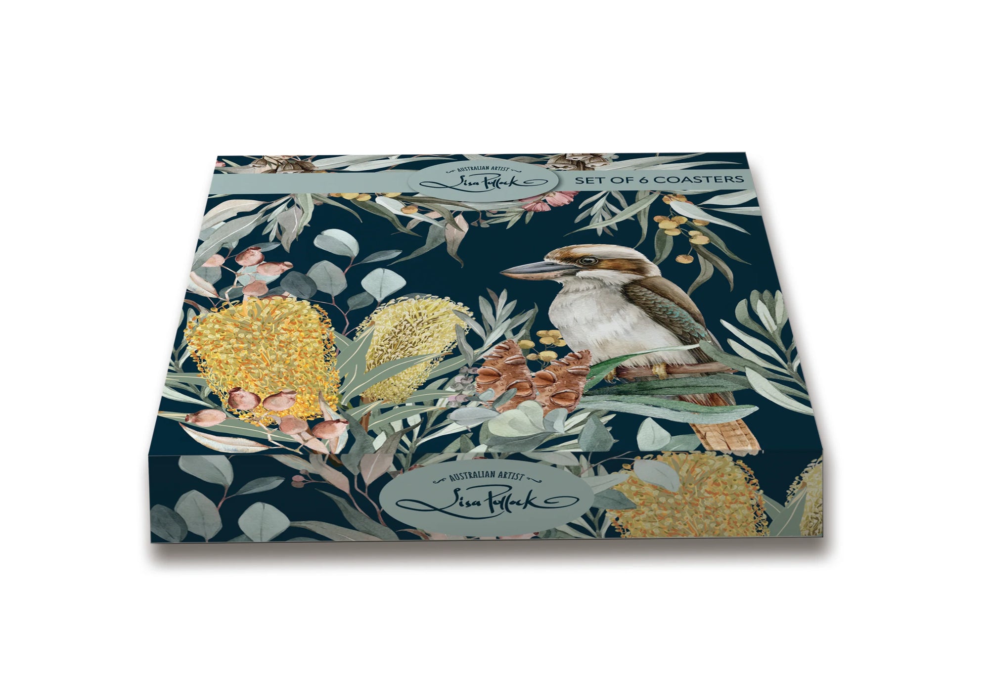 Lisa Pollock Coasters 6pk | Bush Guardian