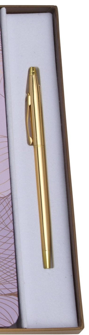 The Elegance Collection Notebook & Pen Gift Set | Violet & Patchouli