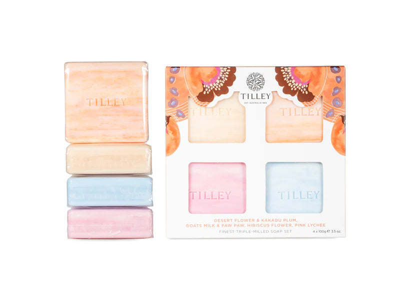 Tilley Soap Gift Set | Desert Flower & kakadu Plum