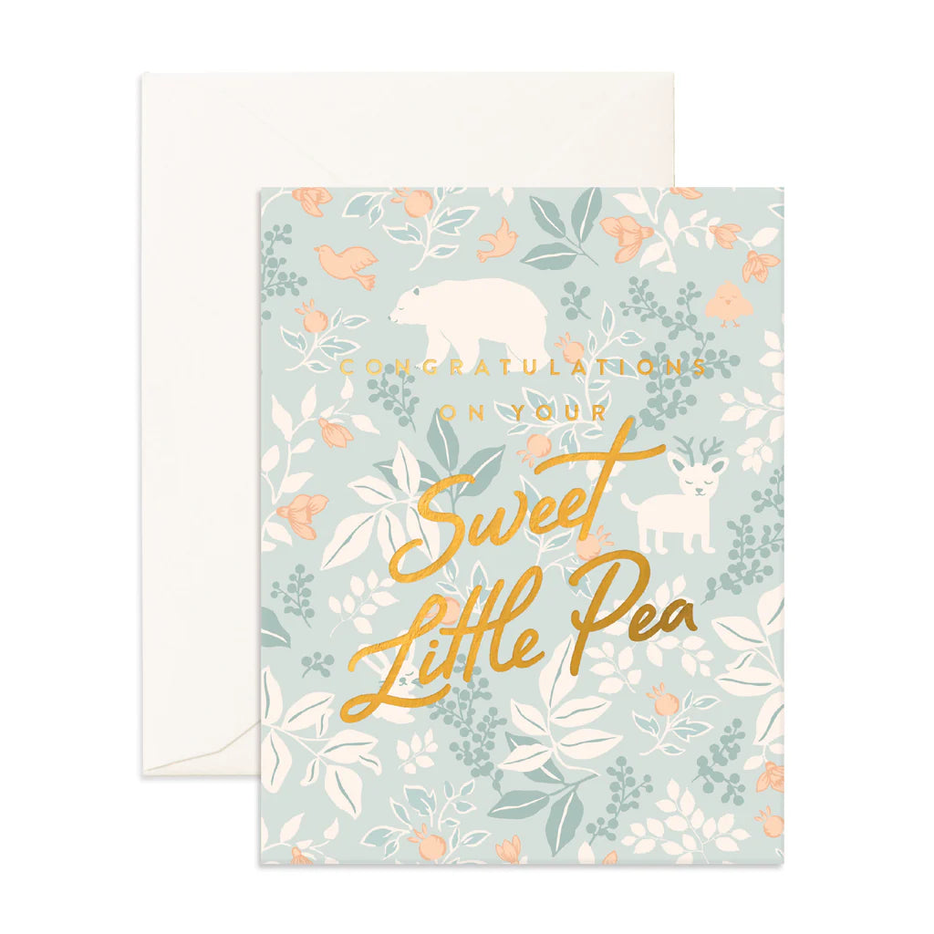 Baby Card | Sweet Little Pea