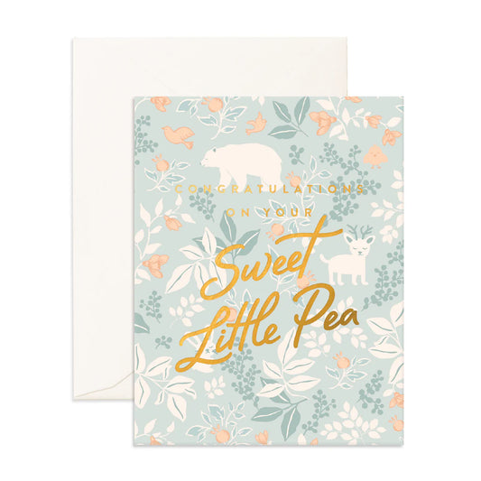 Baby Card | Sweet Little Pea