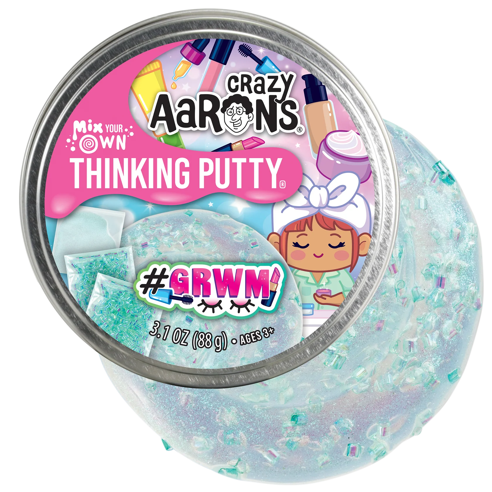 Crazy Aaron's Thinking Putty Mix Your Own | #GRWM