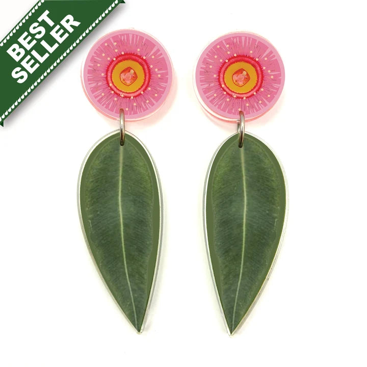 Smyle Designs | Gum Leaf Blossom Earrings