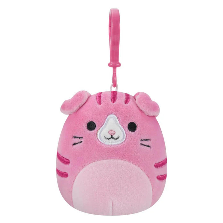 Squishmallows 3.5inch Clip | Geraldine the Scottish Fold Cat