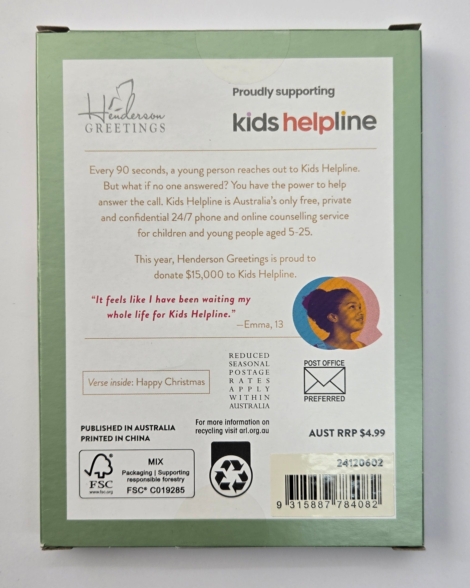 Henderson Greetings 2025 Christmas Boxed Cards | Magical Tree