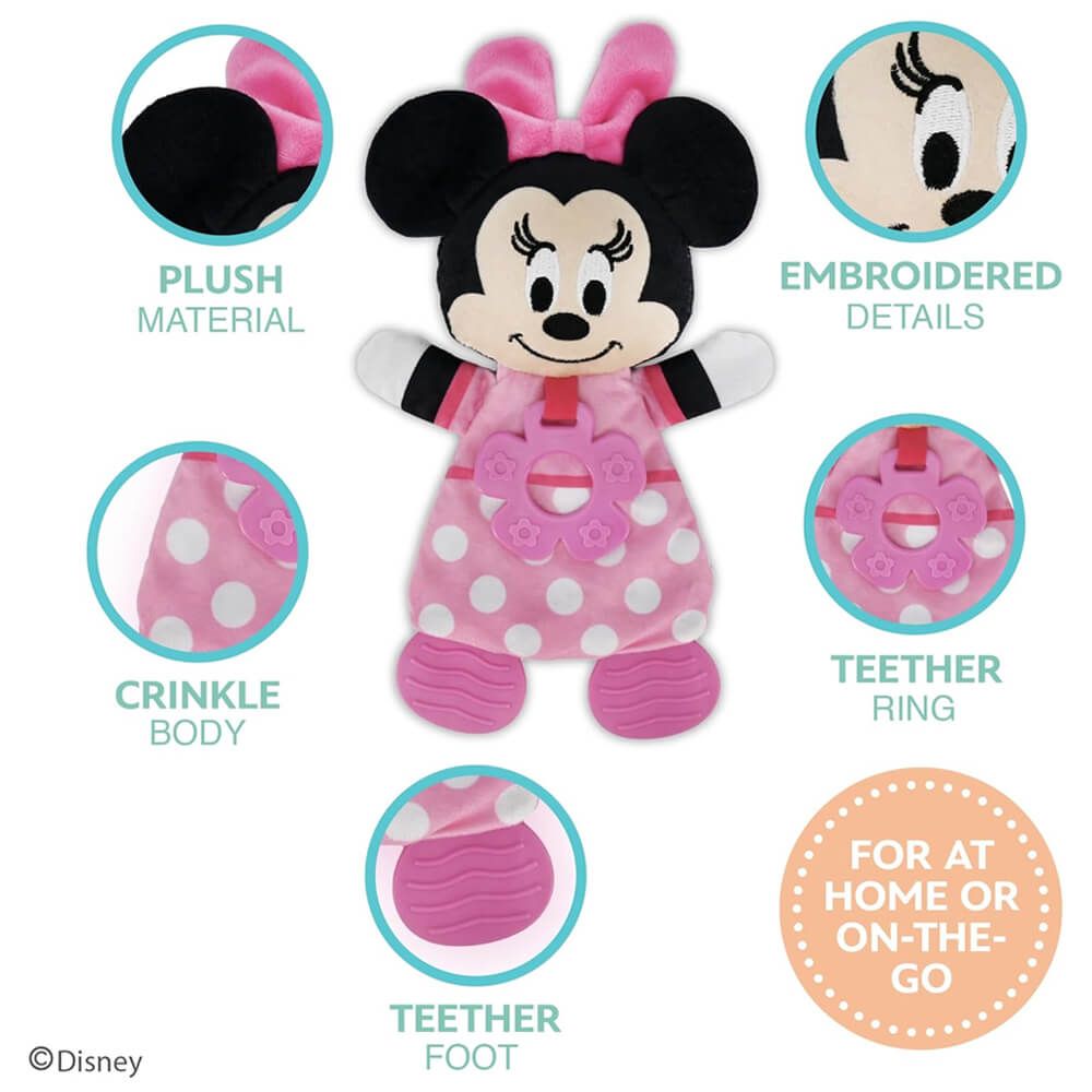 Disney Baby Minnie Mouse | Sensory Blanket with Crinkle