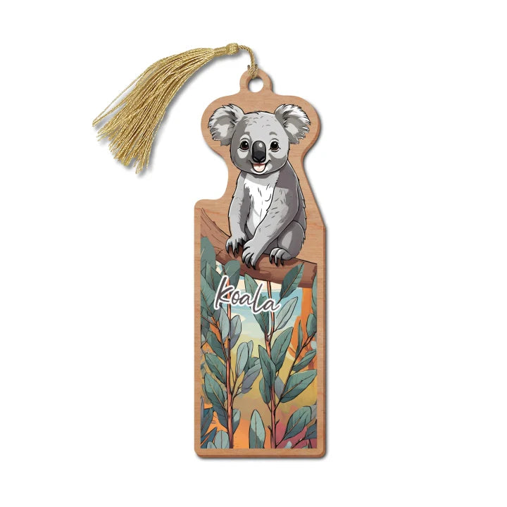 Australian Made Wooden Bookmark | Koala