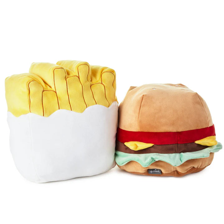 Hallmark Better Together Magnetic Plush | Large Burger & Fries
