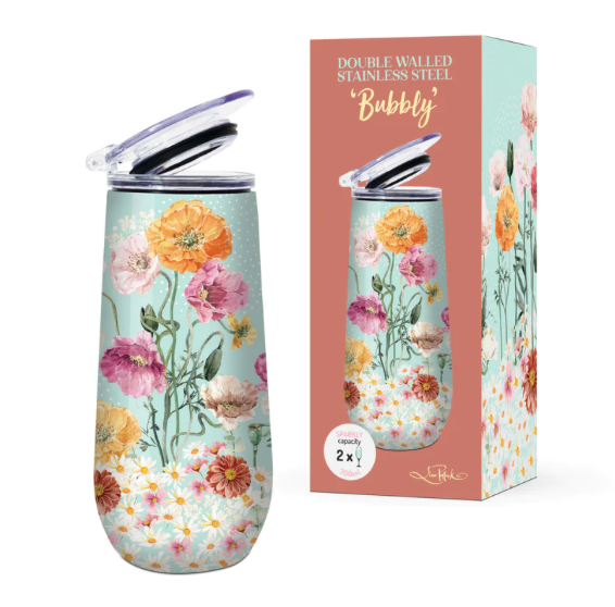 Lisa Pollock Bubbly Flute | Summer Poppies