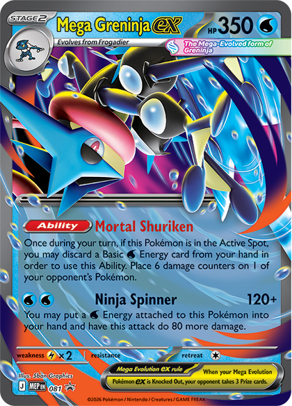 Pokemon TCG Mega Greninja ex Premium Collection
