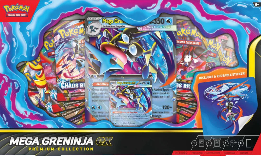 Pokemon TCG Mega Greninja ex Premium Collection