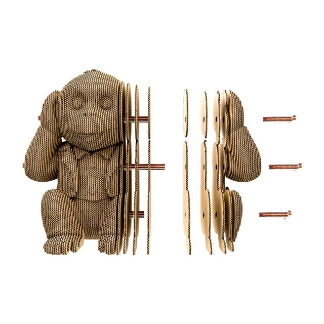 Cartonic 3D Cardboard Puzzle | Monkeys Trio