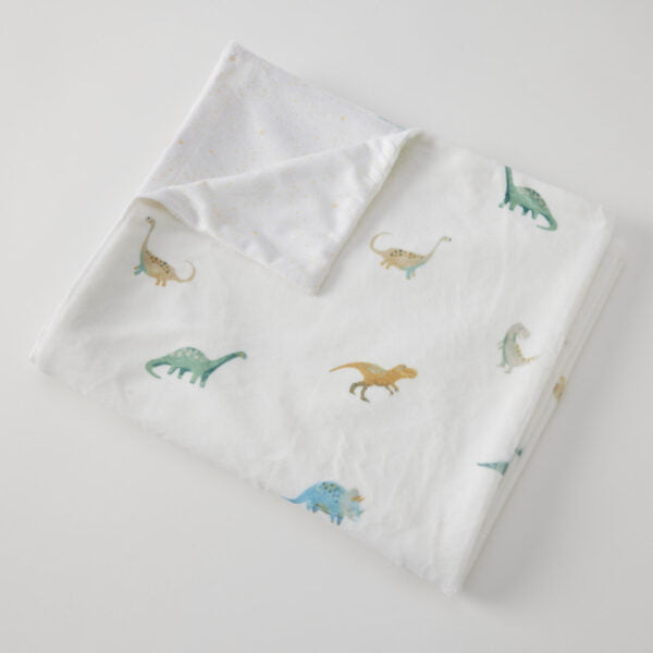 Jiggle & Giggle Fleece Blanket | Dallying Dinosaurs