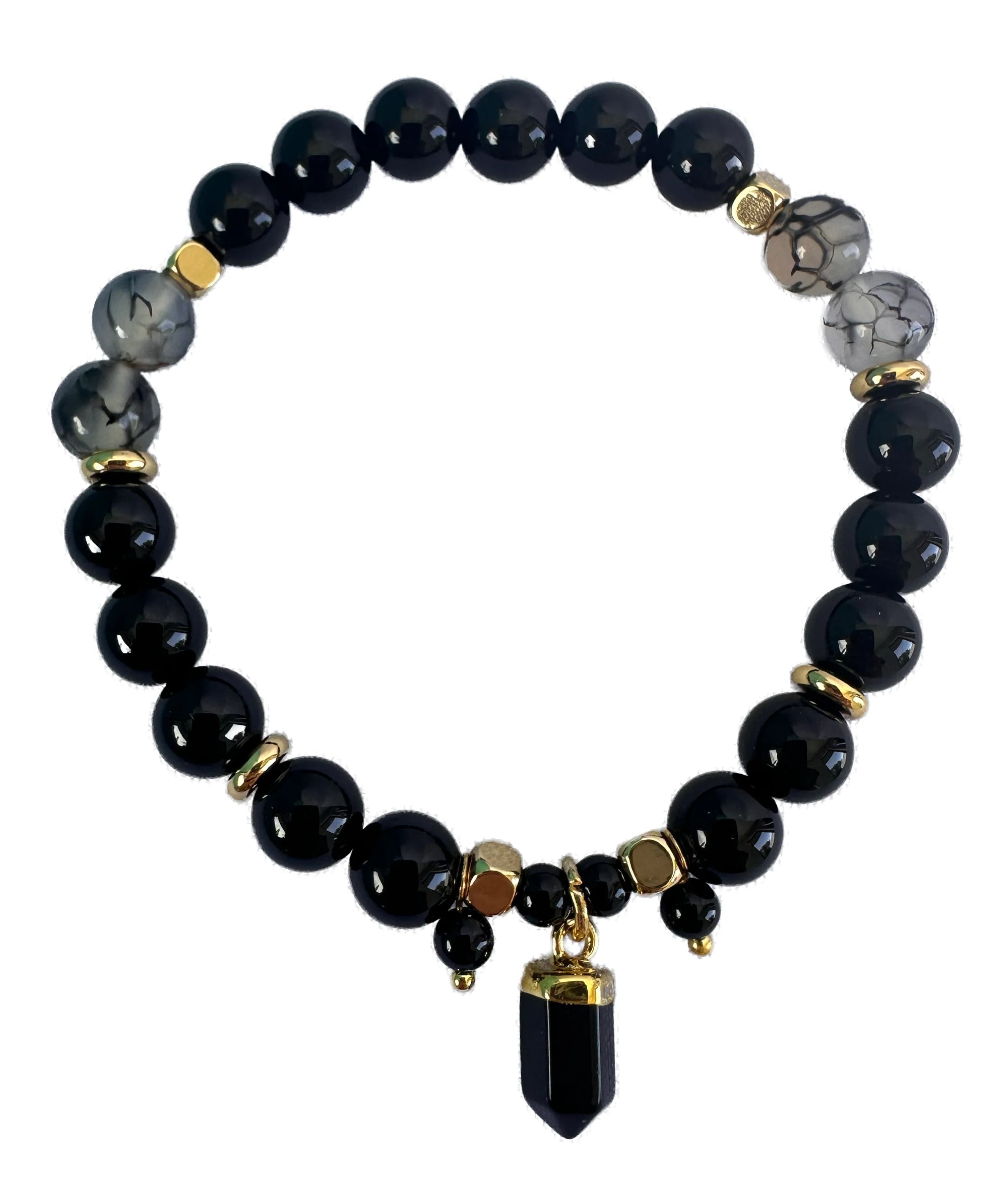 Lisa Pollock Crystal Bracelet | Black Onyx