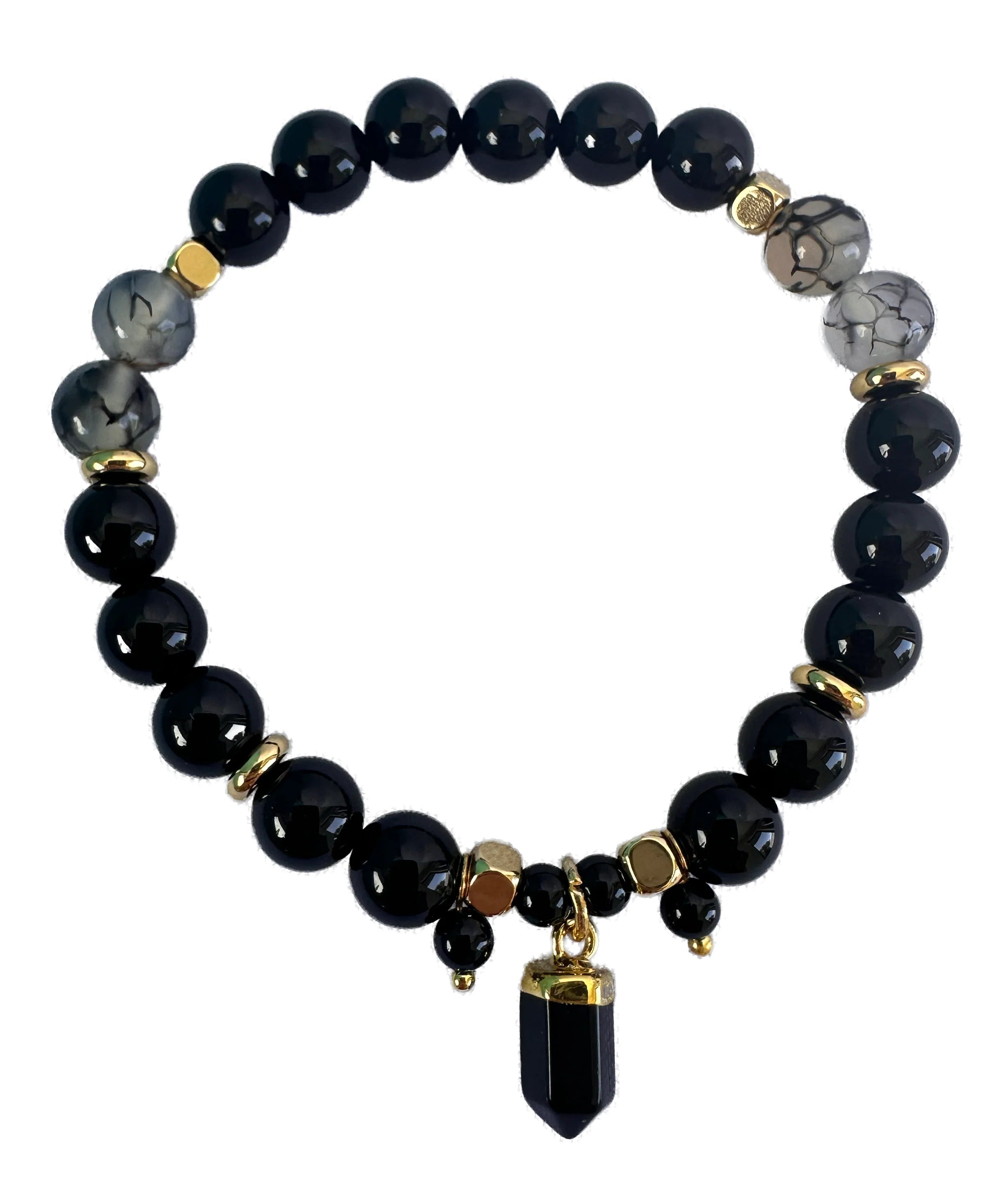 Lisa Pollock Crystal Bracelet | Black Onyx
