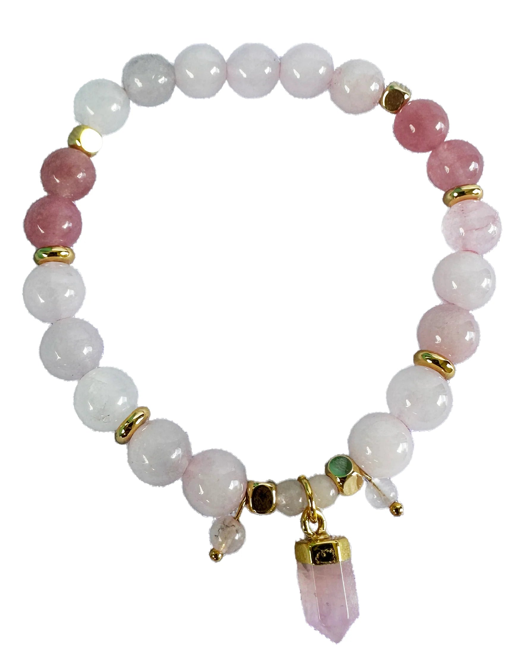 Lisa Pollock Crystal Bracelet | Rose Quartz