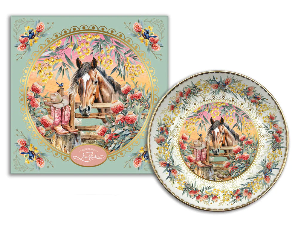 Lisa Pollock Ceramic Trinket Dish | Country Dusk