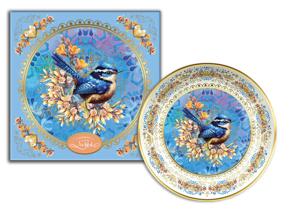 Lisa Pollock Ceramic Trinket Dish | Royal Wrens