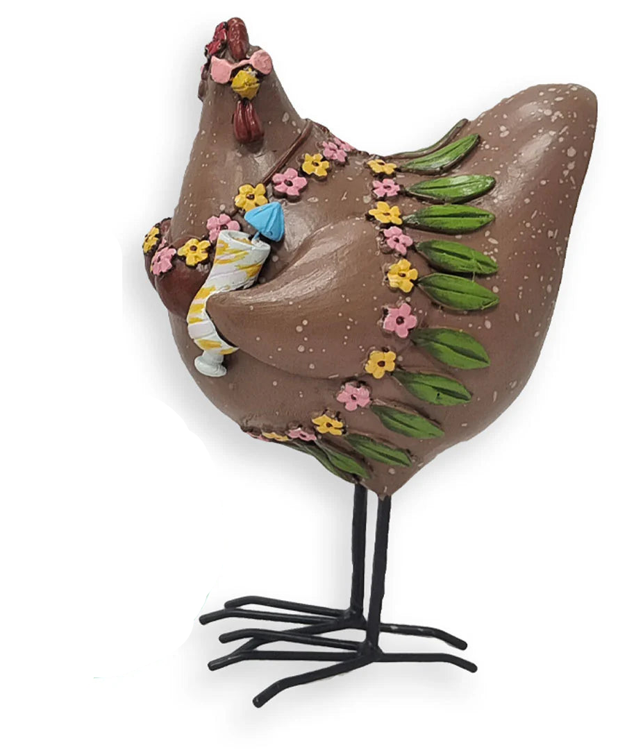 DWBH Chicken Leila | Hula Hen... Shaking Her Tail Feathers