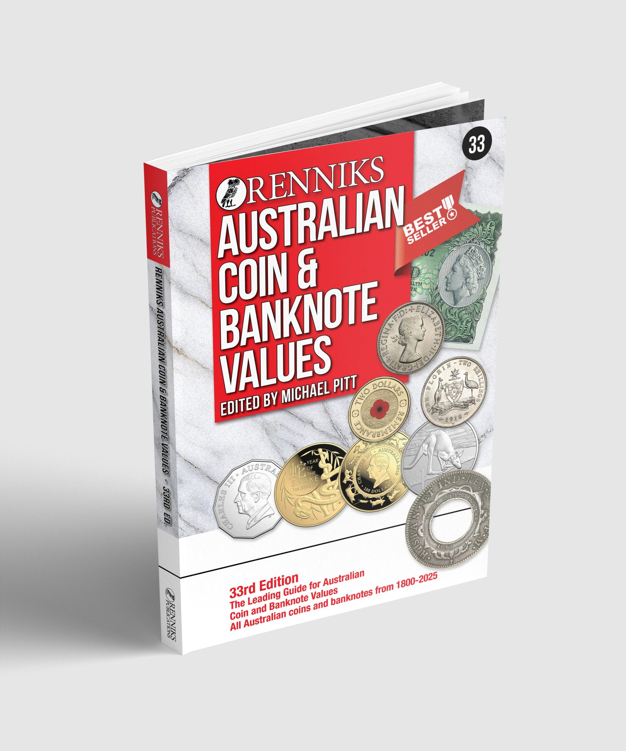 Renniks Australian Coin & Banknote Valuation 33rd ed Softcover
