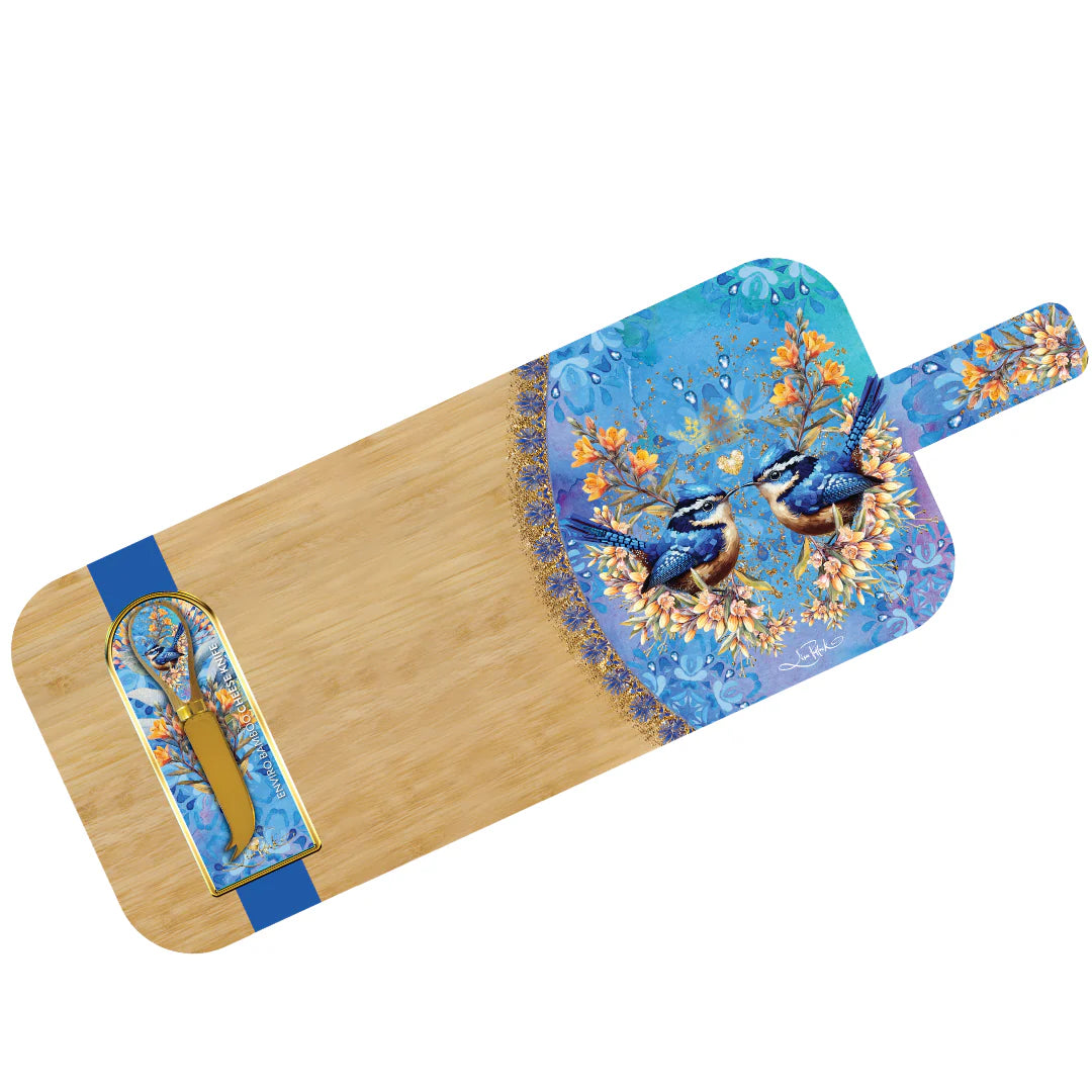 Lisa Pollock Serving Platter & Cheese Knife | Royal Wrens