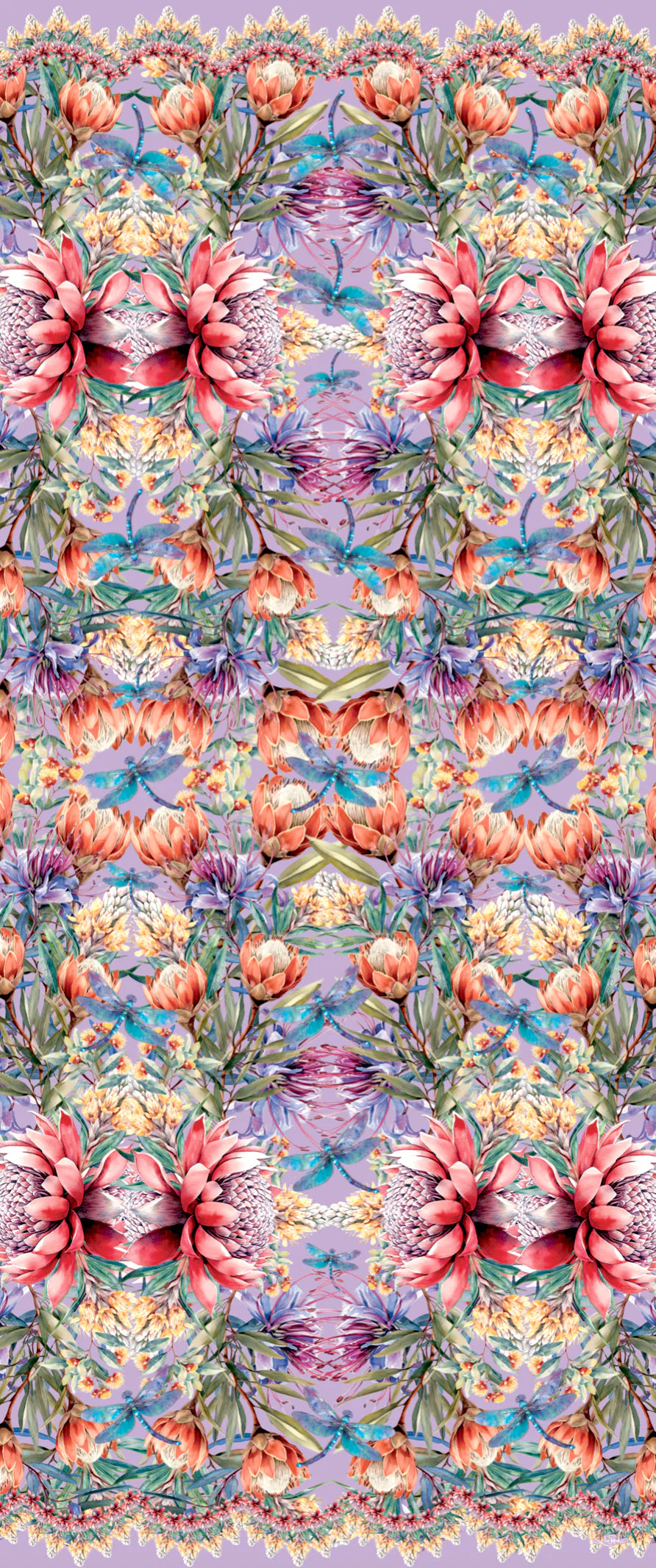 Lisa Pollock Reversible Artistry Scarf Wrap | Vintage Kookas