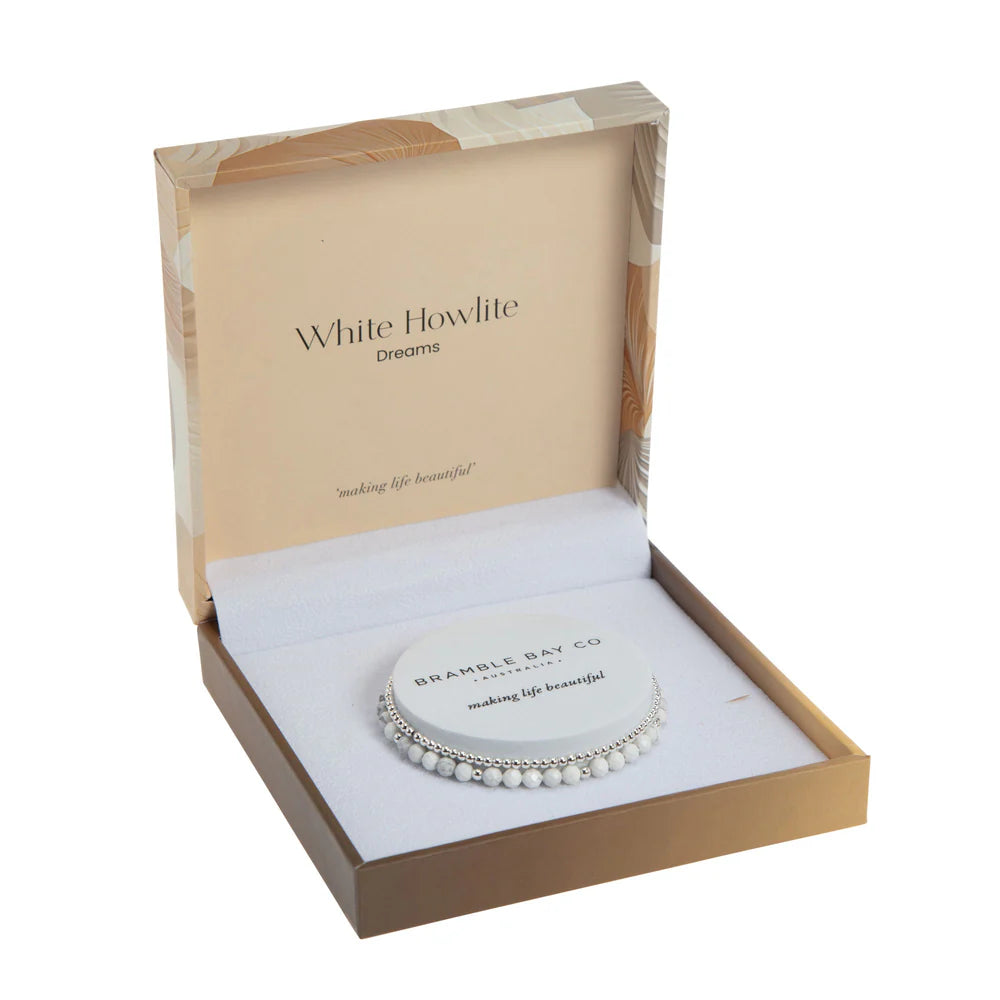 The Summer Bloom Collection Bracelet | White Howlite