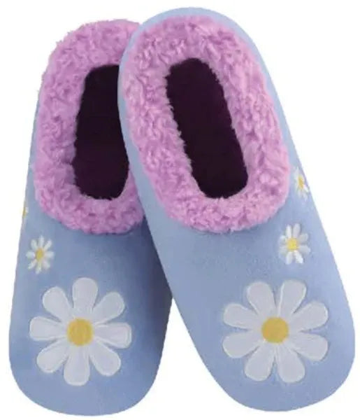 Slumbies Daisy Periwinkle Slippers