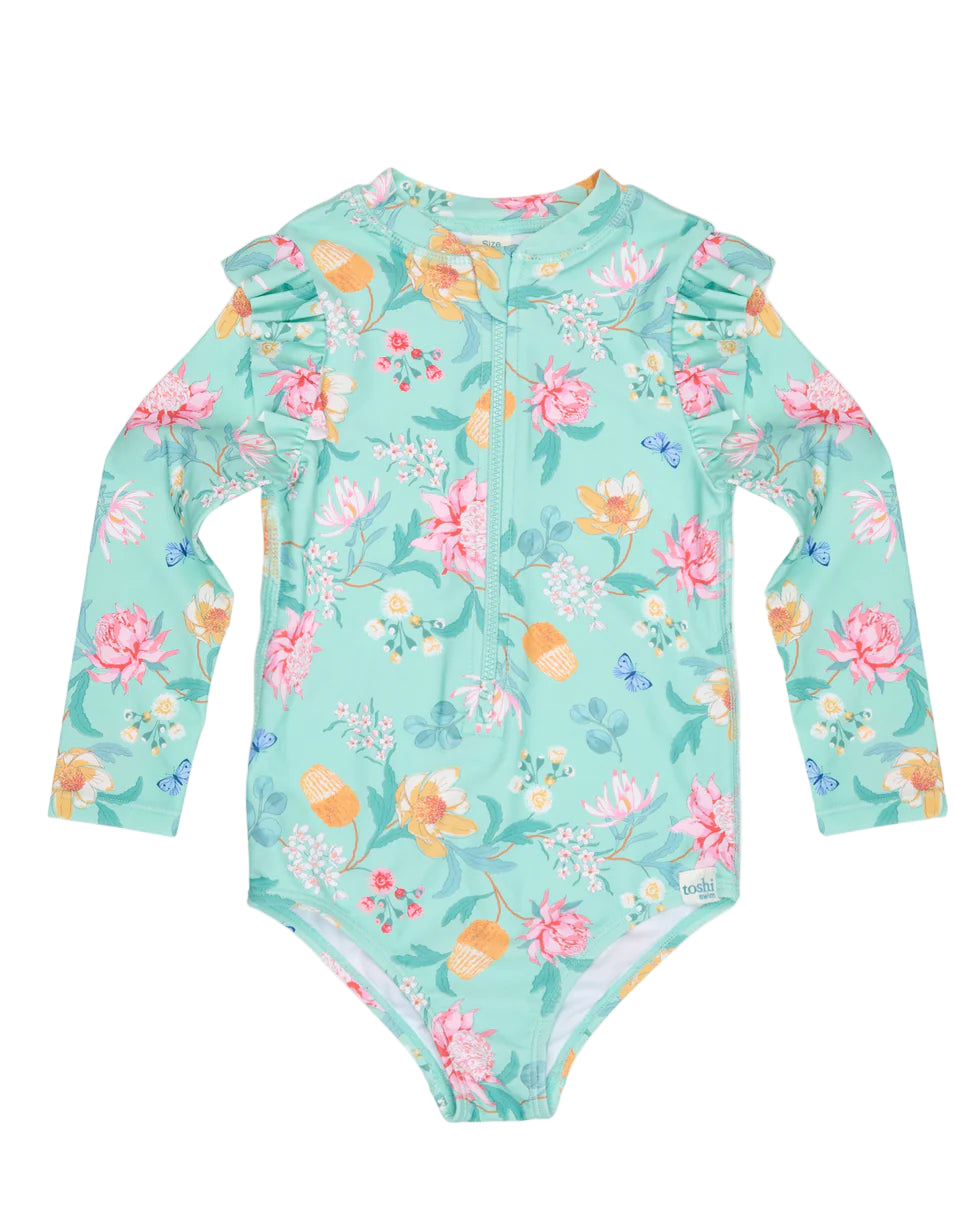 Toshi Swim Bodysuit Ripple | Waratah Mint