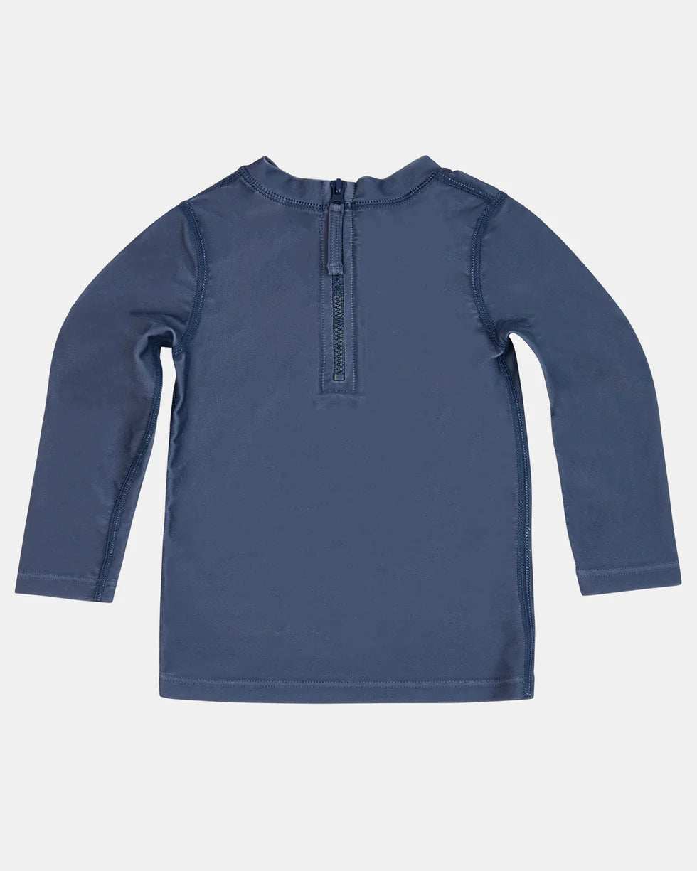 Toshi Swim Rashie L/S Splash | Kakadu Moonlight