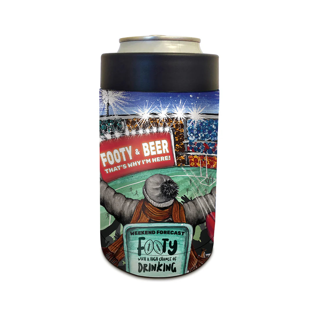 Lisa Pollock Coldie Cooler | AFL Footy & Beer
