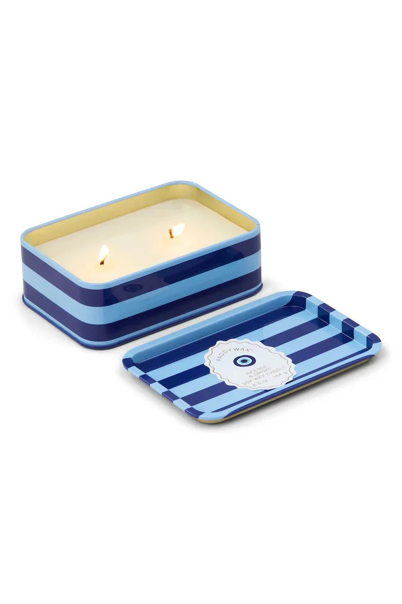 Paddywax Tin Candle | Incense & Smoke