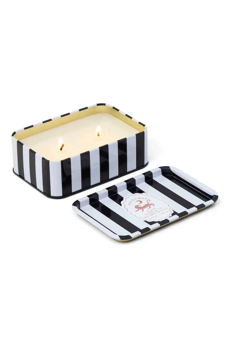 Paddywax Tin Candle | Black Cedar & Fig