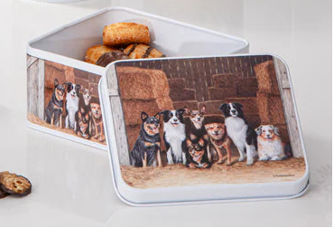 Ashdene Working Dogs Collection Biscuit Tin