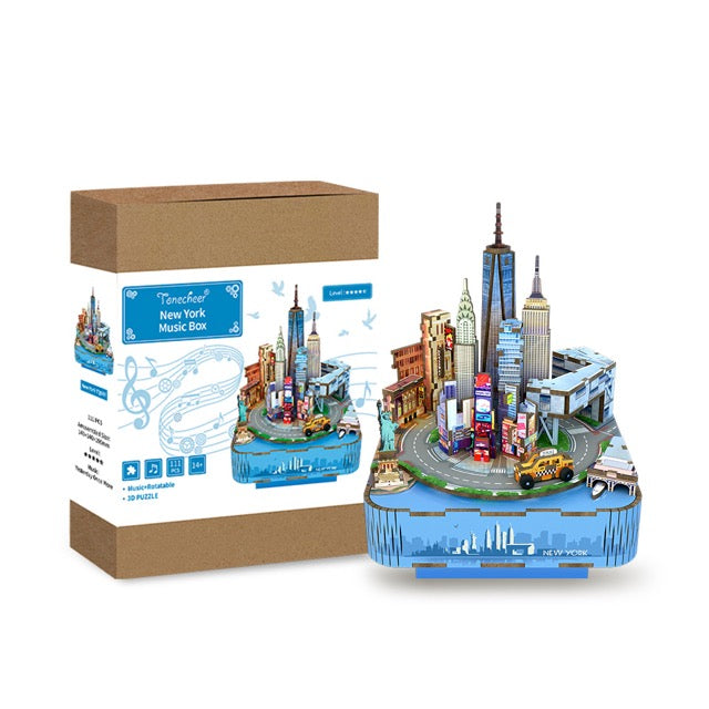 Tonecheer 3D Puzzle Music Box | New York