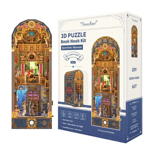 Tonecheer 3D Puzzle Book Nook | Spacetime Museum