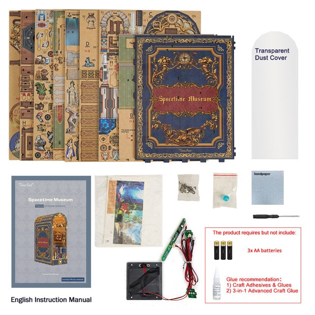 Tonecheer 3D Puzzle Book Nook | Spacetime Museum