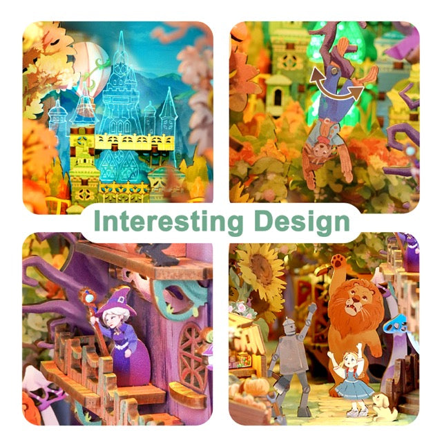 Tonecheer 3D Puzzle Book Nook | Dorothy's Journey