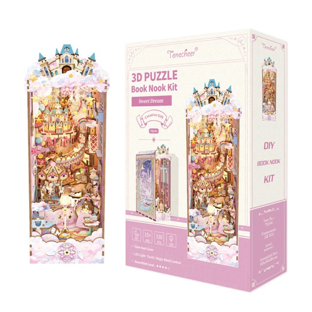 Tonecheer 3D Puzzle Book Nook | Sweet Dream