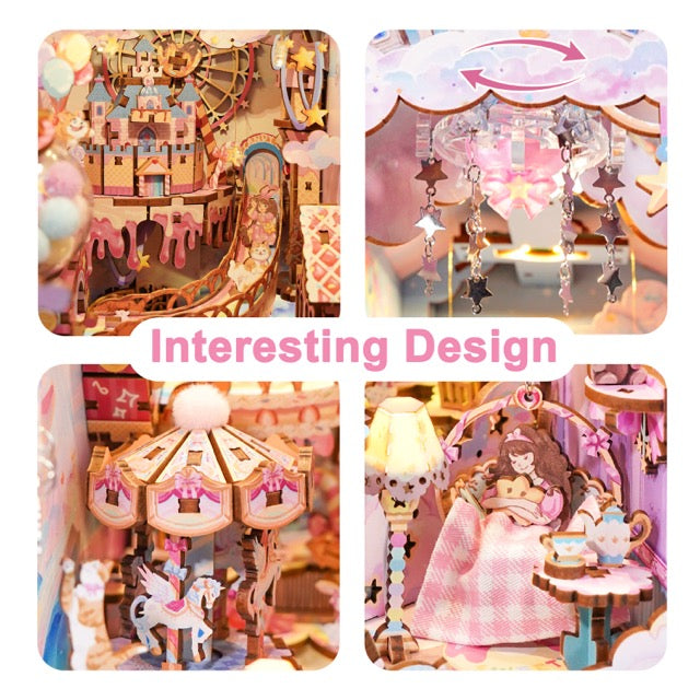 Tonecheer 3D Puzzle Book Nook | Sweet Dream