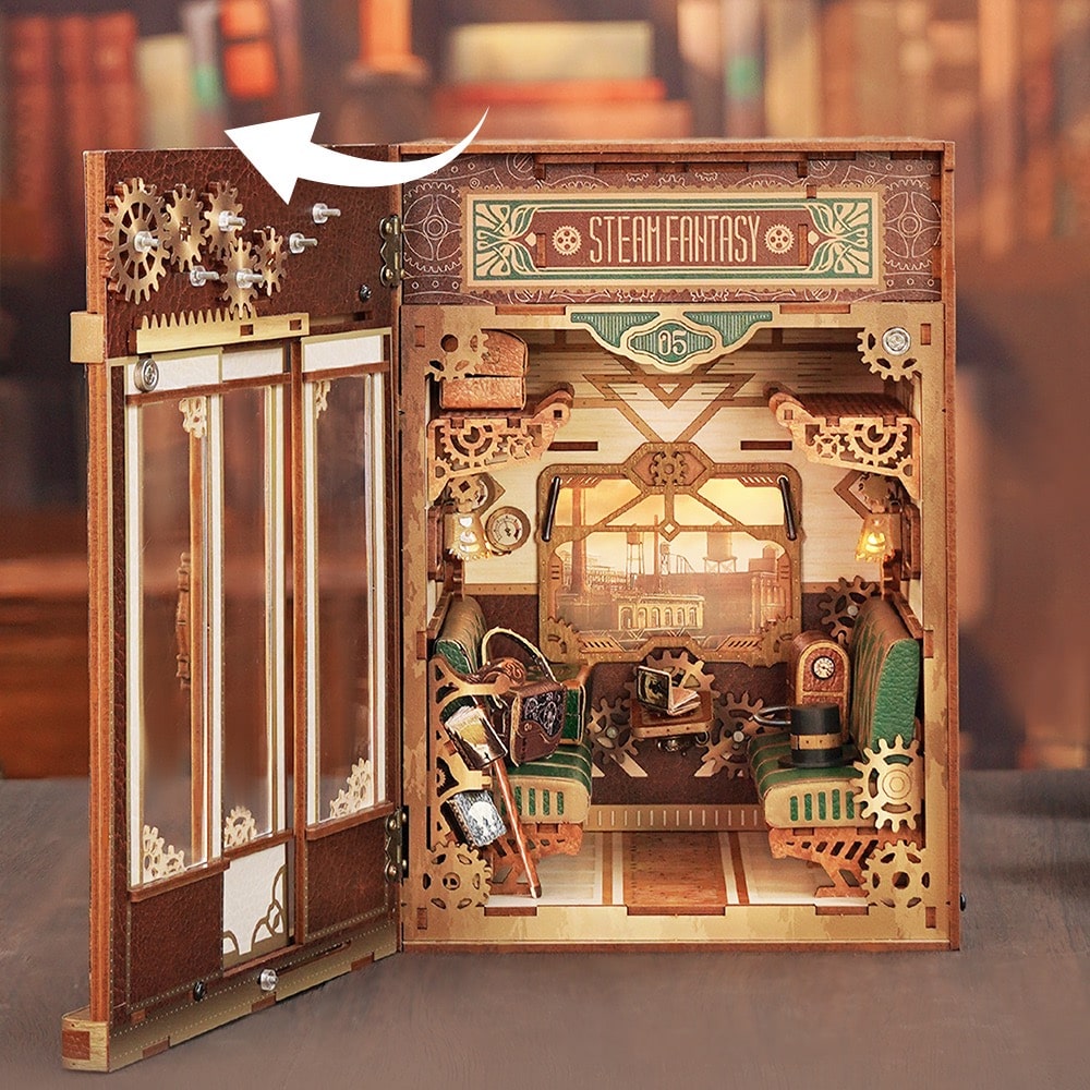 Tonecheer 3D Puzzle Infinity Train Cabin | Steam Fantasy