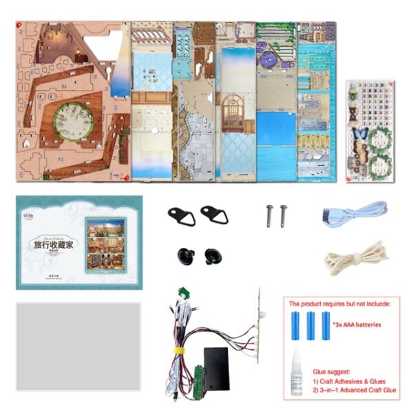 Tonecheer 3D Puzzle Story Frame | Travel Collector