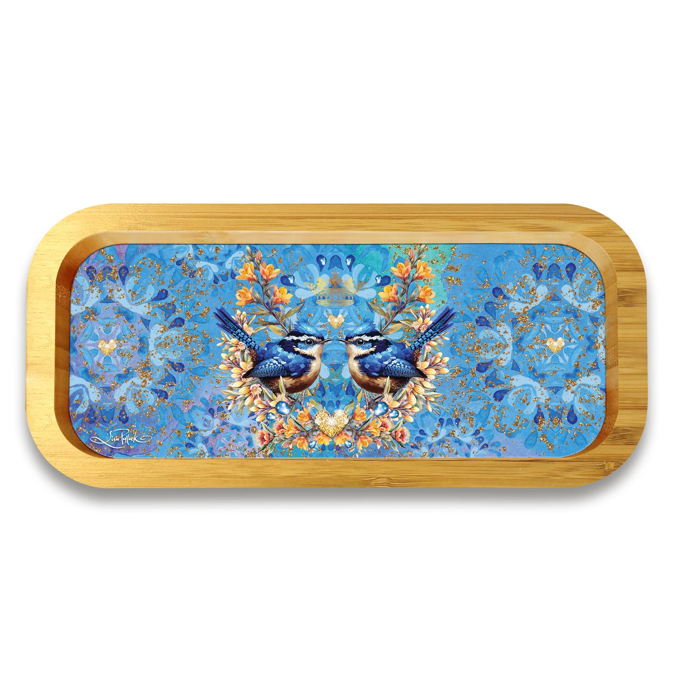 Lisa Pollock Bamboo Trinket Tray | Royal Wrens