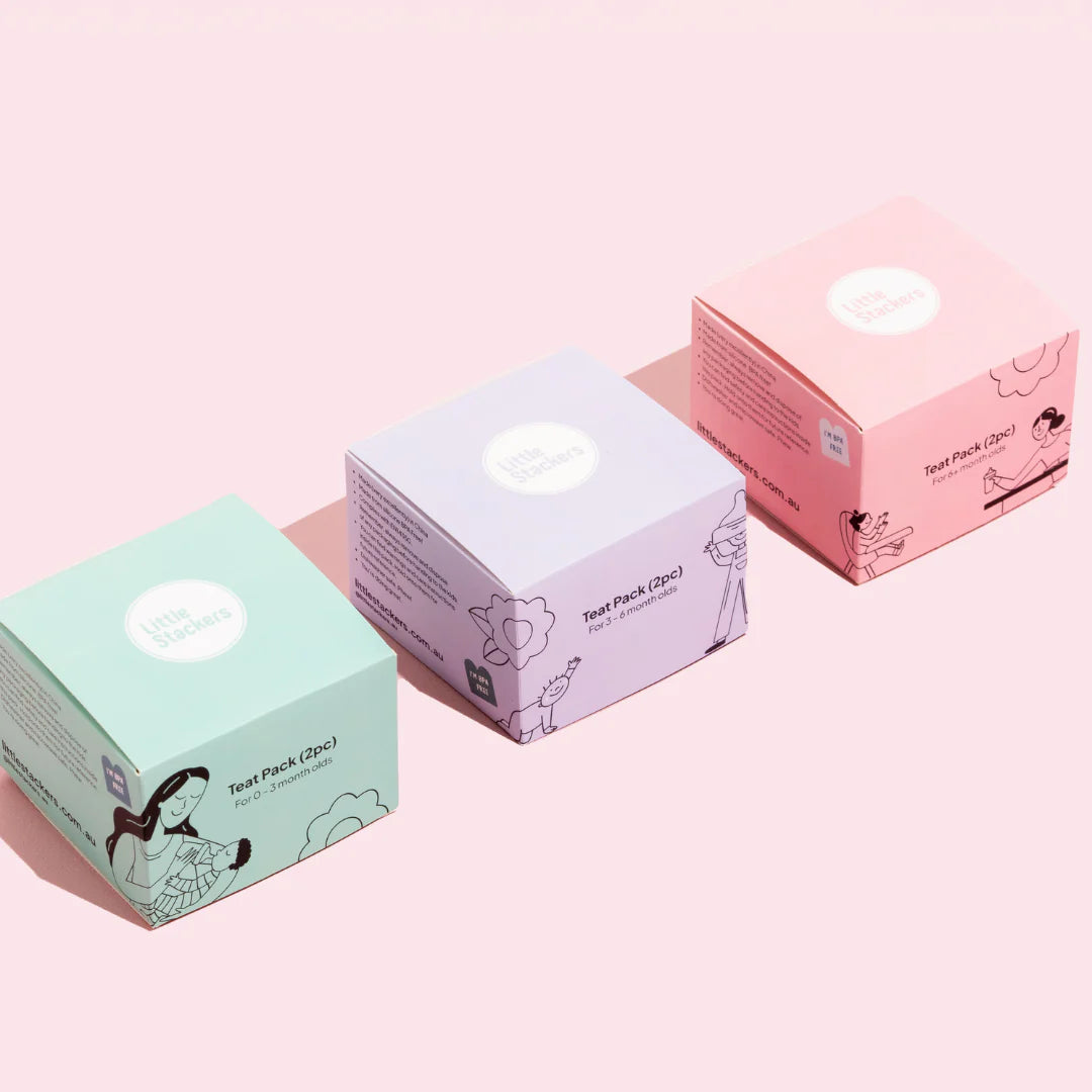 Little Stackers Teat 2pk | 6 Months+